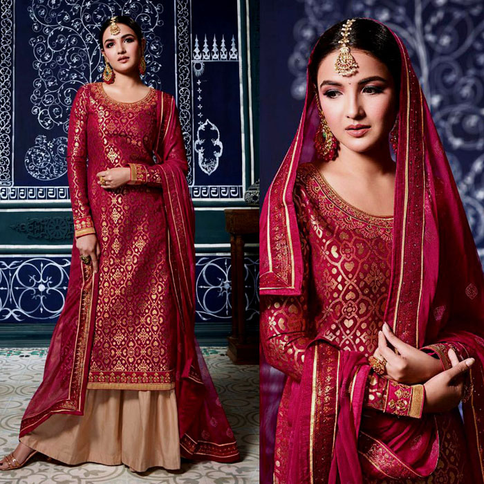 New Banarasi Brocade Silk Salwar Kameez suits w Embr listed --- www ...